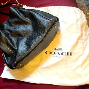 Coach Eddie Shoulder Bag Black
